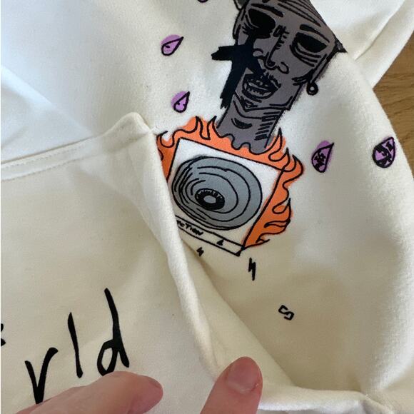 Christian Sx Club - Journal 1 Entry Graphic Hoodie in Off white Multi - Picture 5 of 7